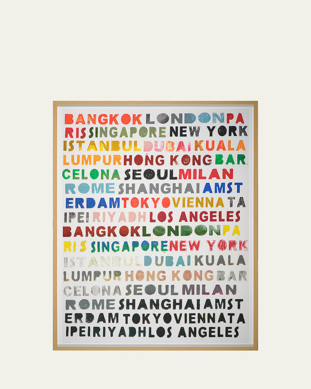 "Cities" Print by Robert Robinson